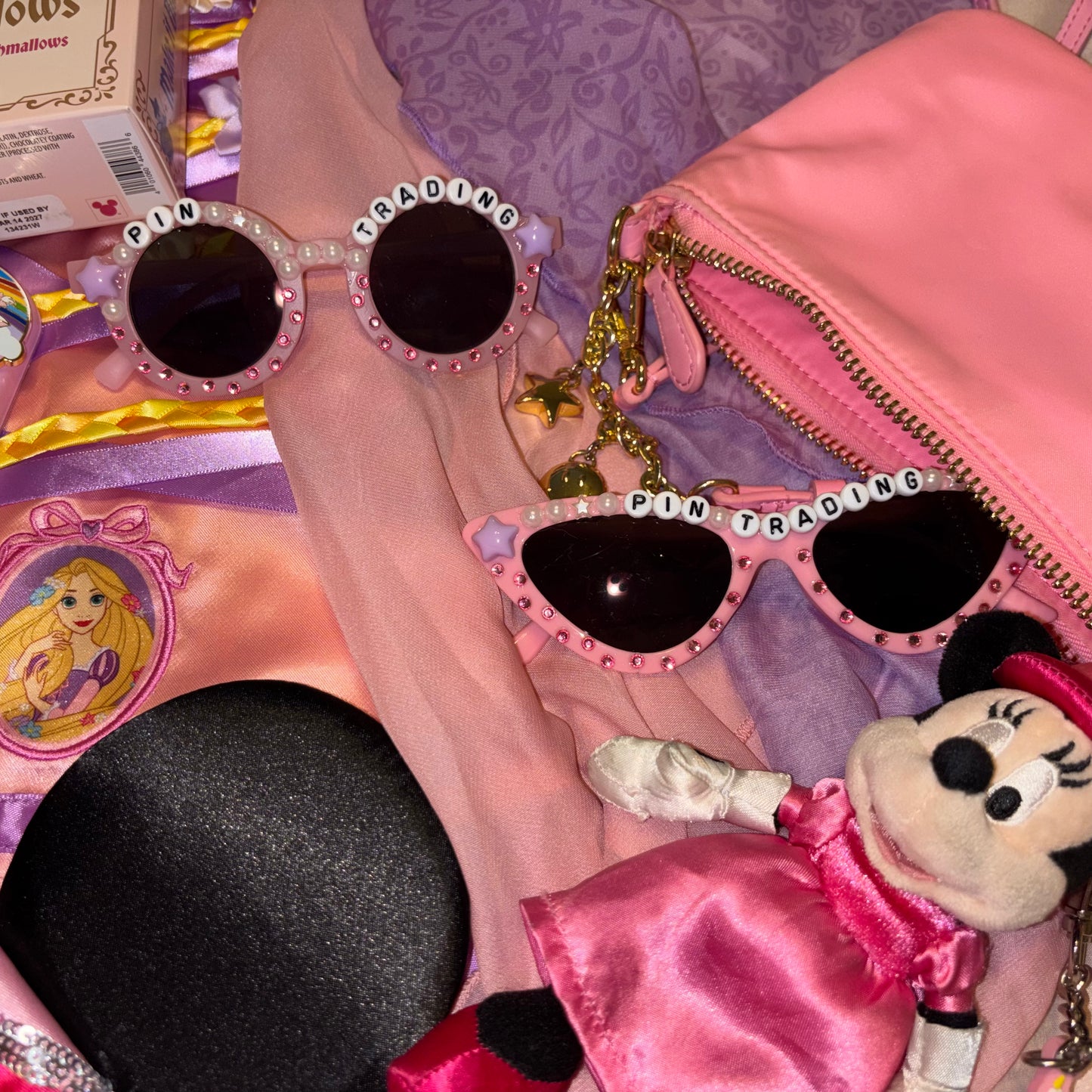 Pin Trading Pink Sunnies