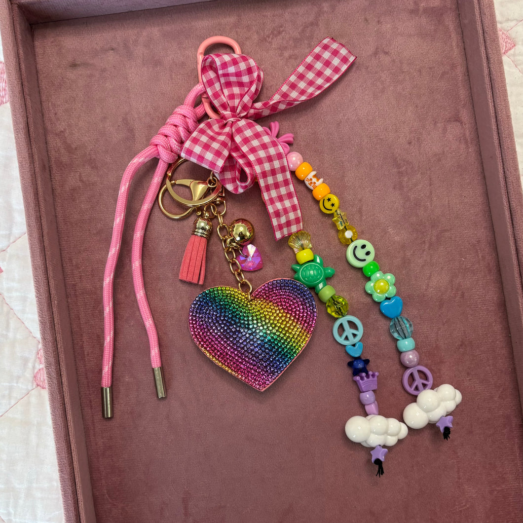 Birthday Rainbow Bag Charm