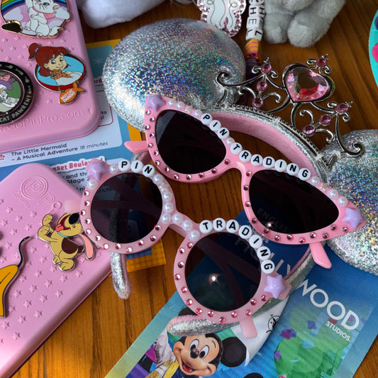 Pin Trading Pink Sunnies
